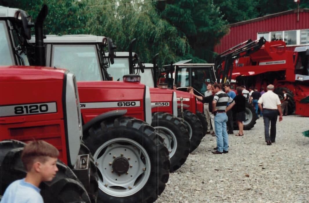 MF Tag mit Kunden – die Modelle 8120, 6160 und 6140 in voller Pracht.