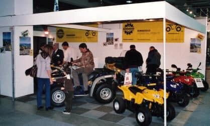 Erster Messestand an der Moto Zürich.
